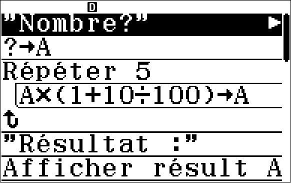 Algorithmique fx-92+ Spéciale Collège