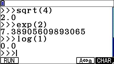 Python CASIO - module MATH