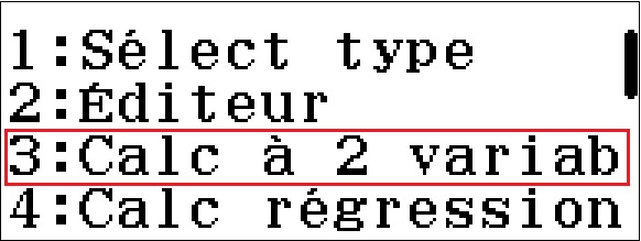 Statistiques fx-92+ Spéciale Collège