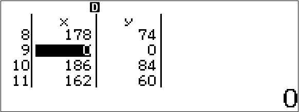 Statistiques fx-92+ Spéciale Collège