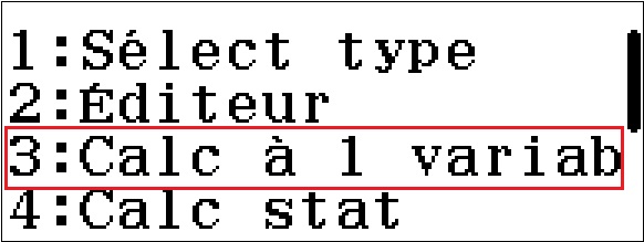 Statistiques fx-92+ Spéciale Collège