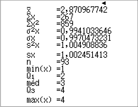 Statistiques fx-92+ Spéciale Collège
