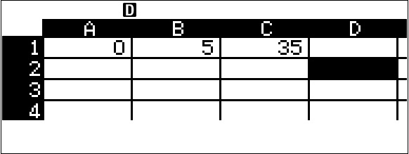Tableur fx-92+ Spéciale Collège