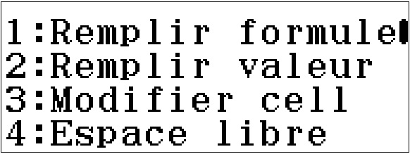 Tableur fx-92+ Spéciale Collège