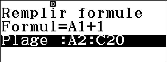 Tableur fx-92+ Spéciale Collège