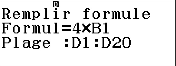 Tableur fx-92+ Spéciale Collège