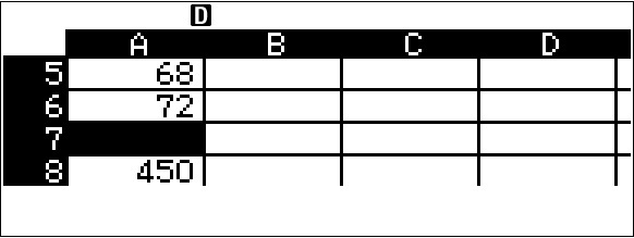 Tableur fx-92+ Spéciale Collège