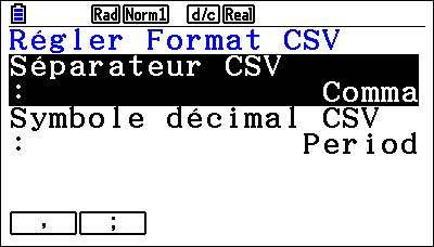 Dans le Menu Tableur / S.SHT