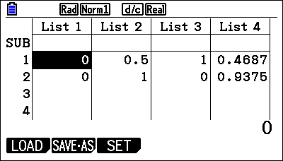 Dans le Menu Statistique / STAT