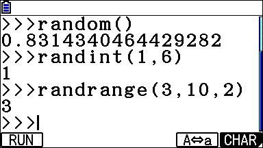 RANDRANGE
