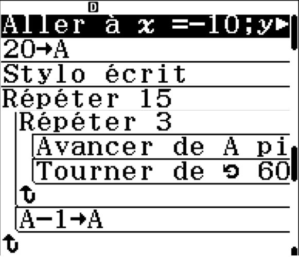Algorithmique fx-92+ Spéciale Collège