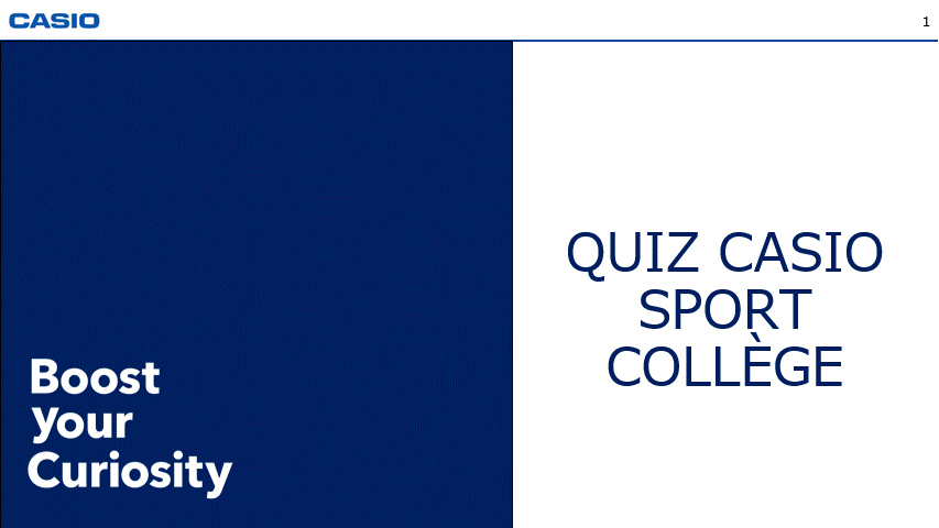 Quiz maths et sport Collège