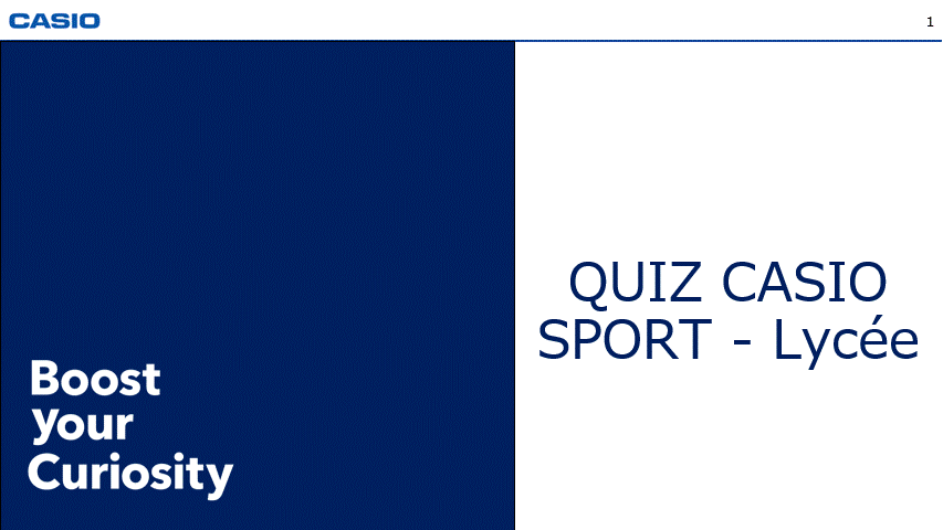 quiz maths et sport lycée
