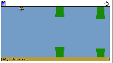 Flappy bird sur calculatrice