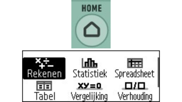 De HOME-toets