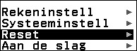 Instellingen fx-92B Secondaire CASIO