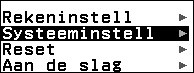 Instellingen fx-92B Secondaire CASIO