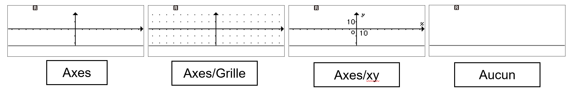 Arrière Plans menu algo