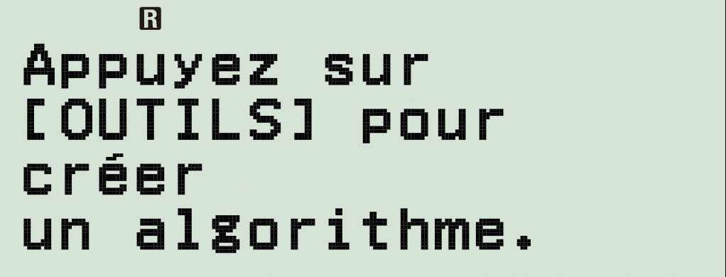 Changer le nom d'une variable dans le menu Algo de la calculatrice fx 92