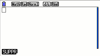 Calcul simple, touche s-d pour passer de l'écriture standard à l'écriture décimale, rappeler un résultat. Calculatrice CASIO Graph 90+E et Graph 35+E II