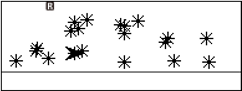 Flocons de neige avec la fx-92 Collège