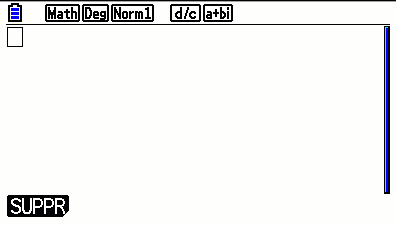 Rappeler une matrice calculatrice casio graph 90+E et Graph 35+EII