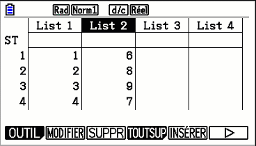 Changer le type de quartiles sur les calculatrices CASIO