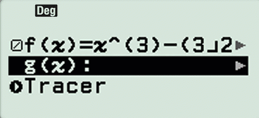 Tracer une courbe avec la calculatrice CASIO GRAPH LIGHT