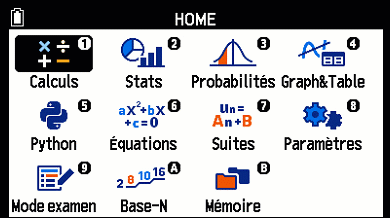 Changer l'unité d'angles avec la calculatrice GRAPH MATH+