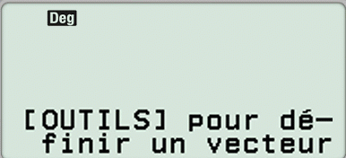 Norme d'un vecteur avec la GRAPH LIGHT