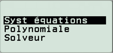 équation du premier degré avec la Graph light