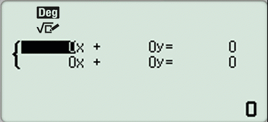 Système qui n'a pas de solution Graph LIGHT