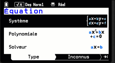 Résoudre une équation polynomiale avec la calculatrice CASIO GRAPH MATH+