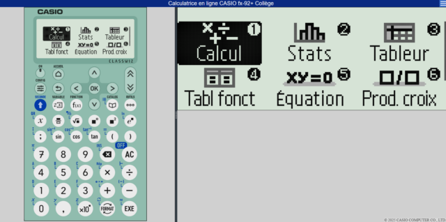 fx-92+ Collège