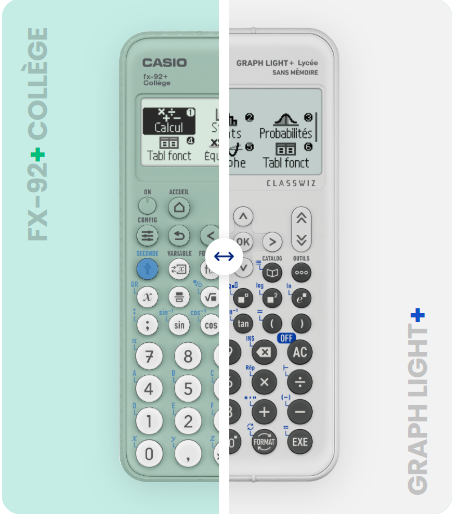 Découvrir les nouvelles fx-92+ Collège et Graph Light+