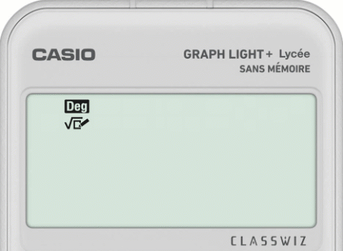 Définir une fonction avec la calculatrice CASIO GRAPH LIGHT+